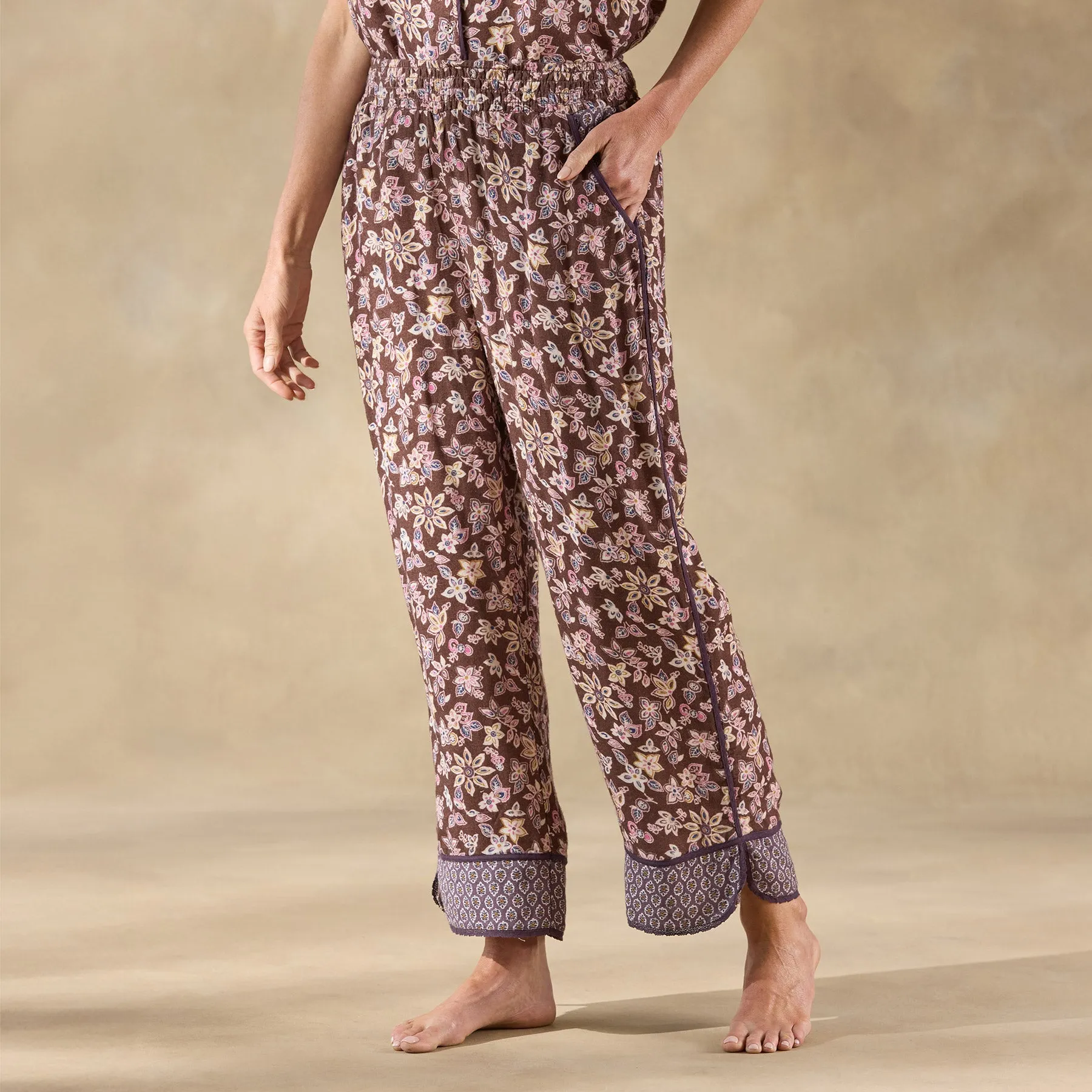 Abstract Gardens Pajama Bottoms