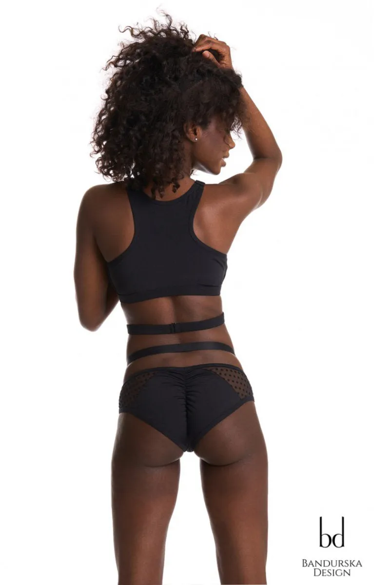 Bandurska Evening Bottoms - Black