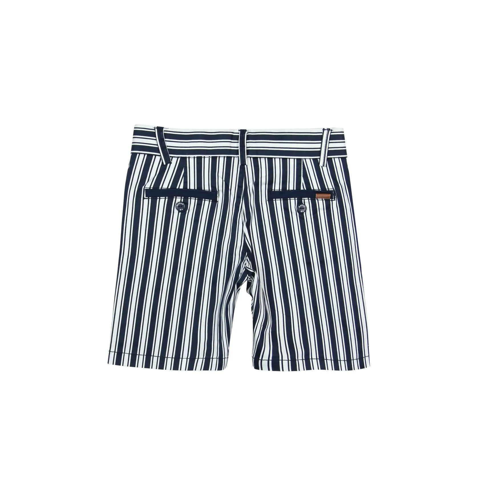 Boboli Satin Bermuda Shorts - Stripe