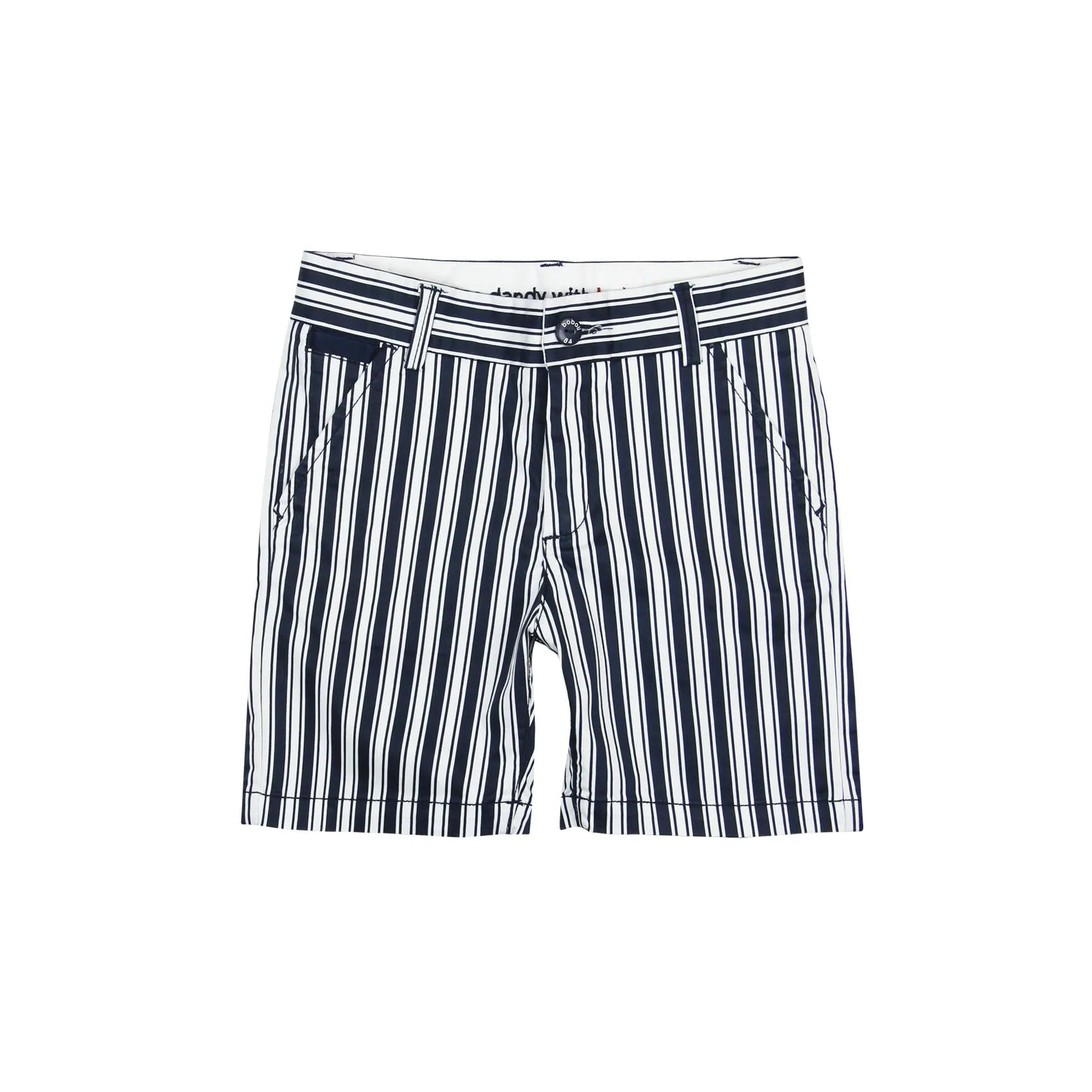 Boboli Satin Bermuda Shorts - Stripe