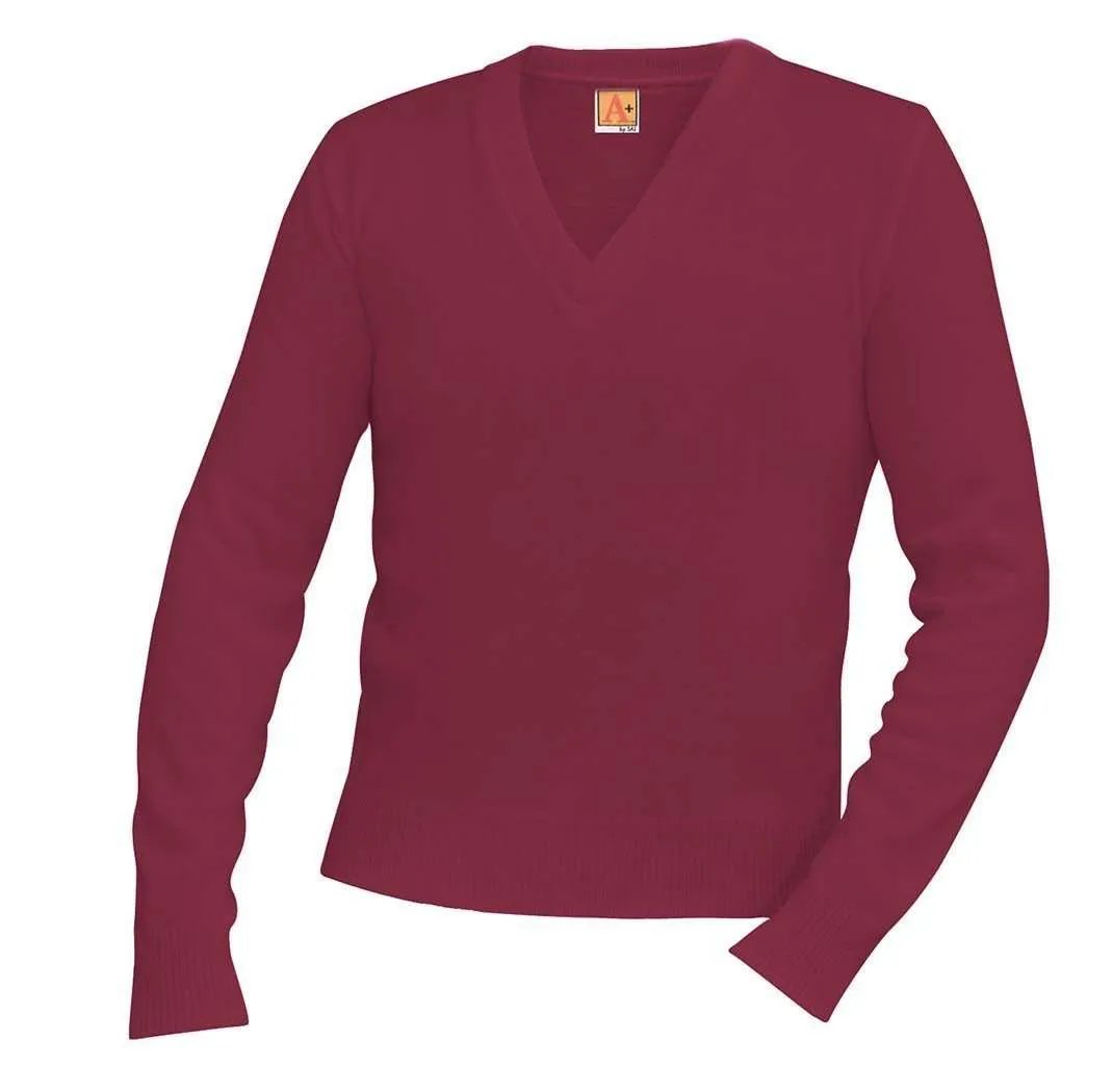 Classic V-Neck Long Sleeve Pullover