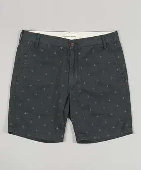 Embroidered Twill Bill Short