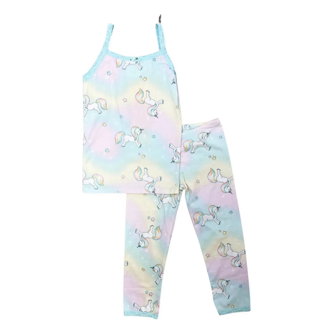 Esme Unicorn Tie Dye Cami & Legging Set