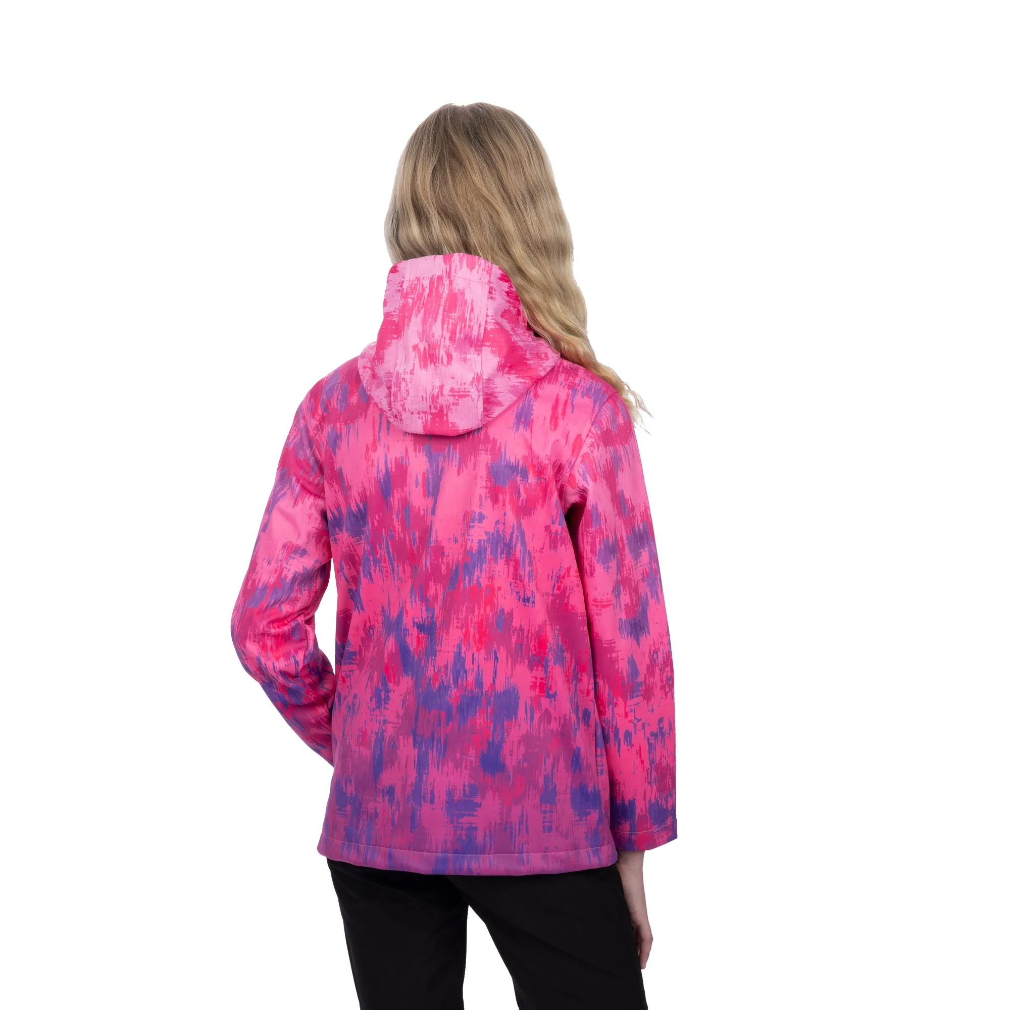 FXR Youth Hydrogen Softshell Jacket Pink-Purple Fiber