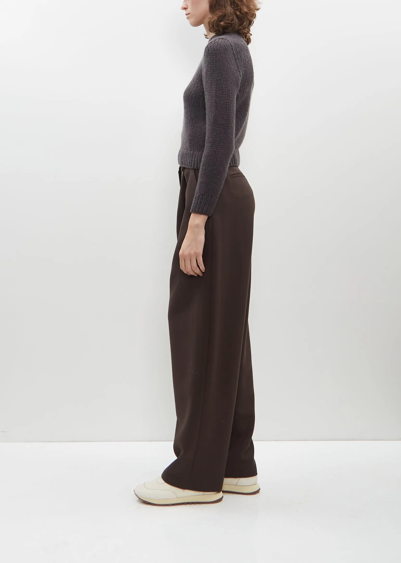 Giny Cashmere Sweater — Dark Taupe