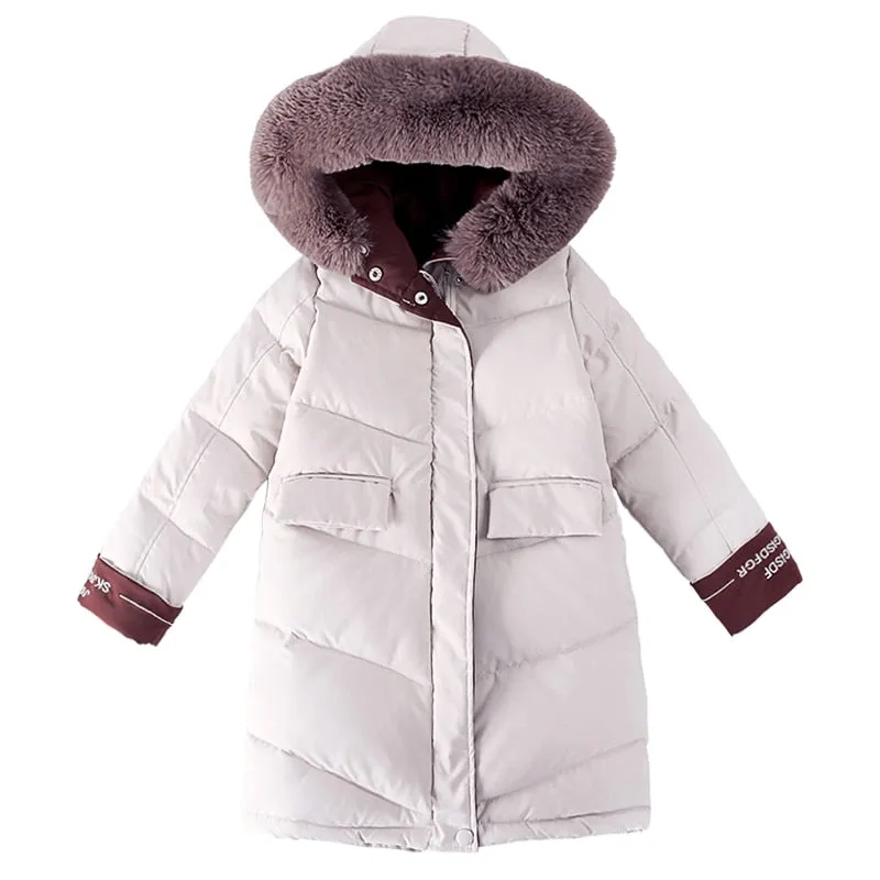 Girls Down Jackets Baby Outdoor Warm Clothing Thick Coats