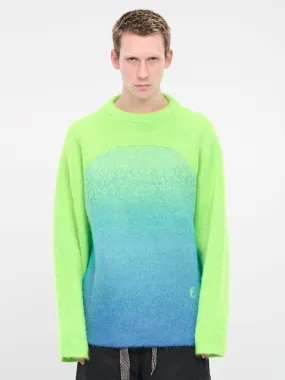 Gradient Rainbow Sweater (N001-GREEN)