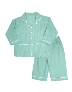 Green Gingham Landry Loungewear