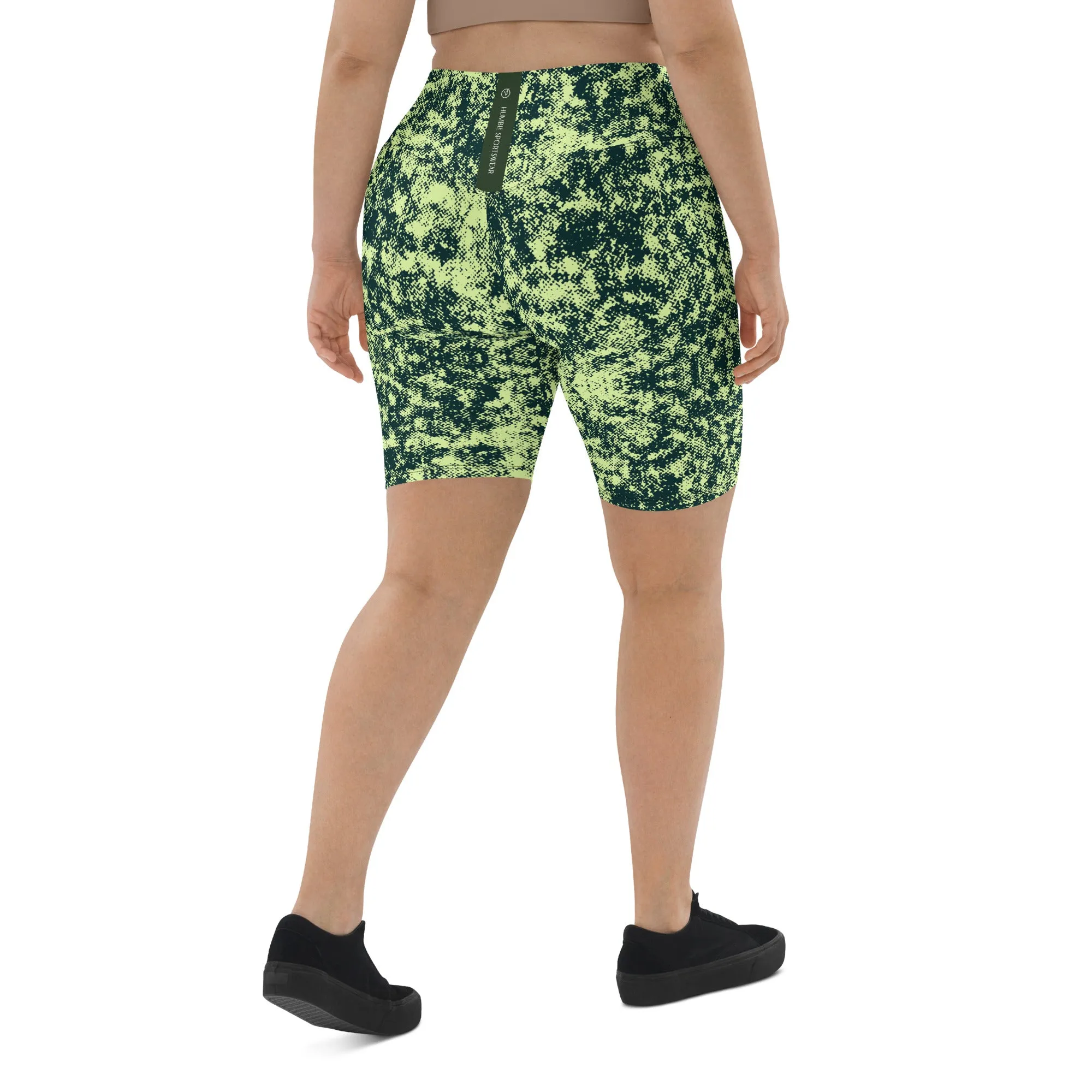 Humble Sportswear™ Ivy Green High Waist Shorts