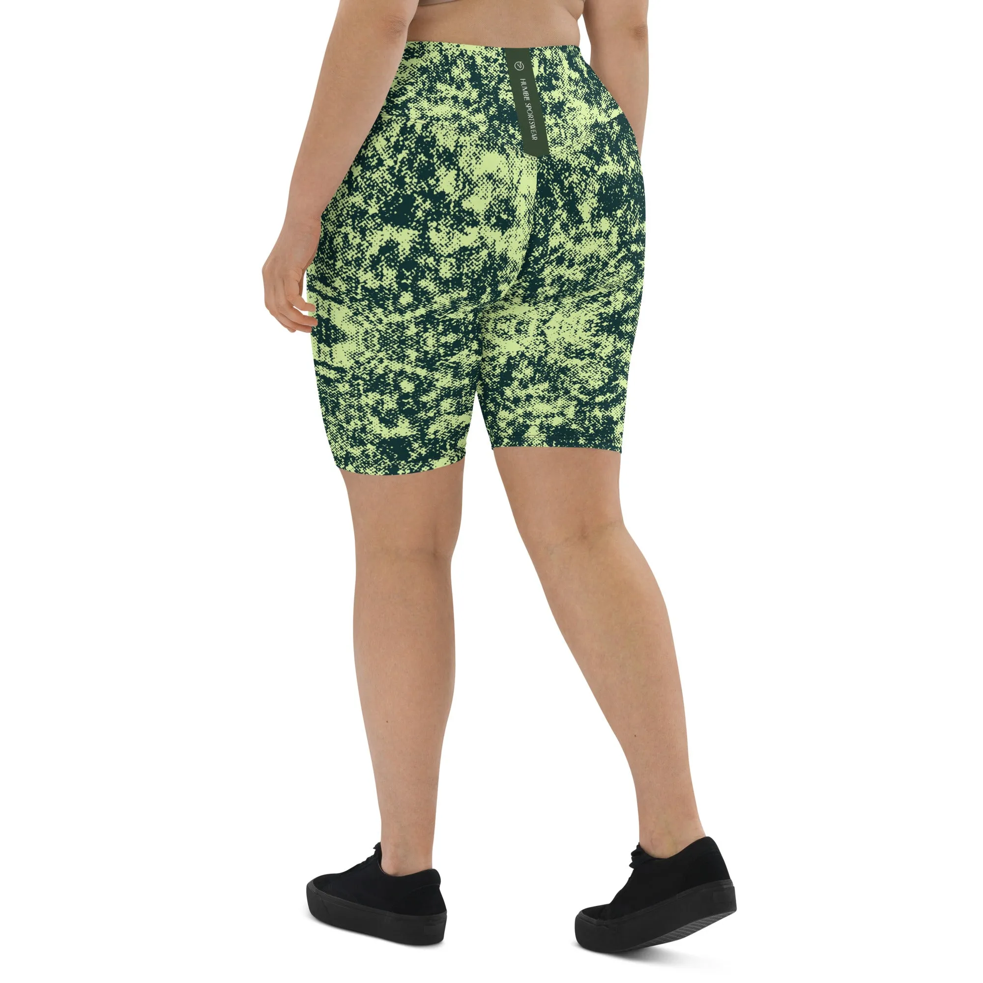 Humble Sportswear™ Ivy Green High Waist Shorts