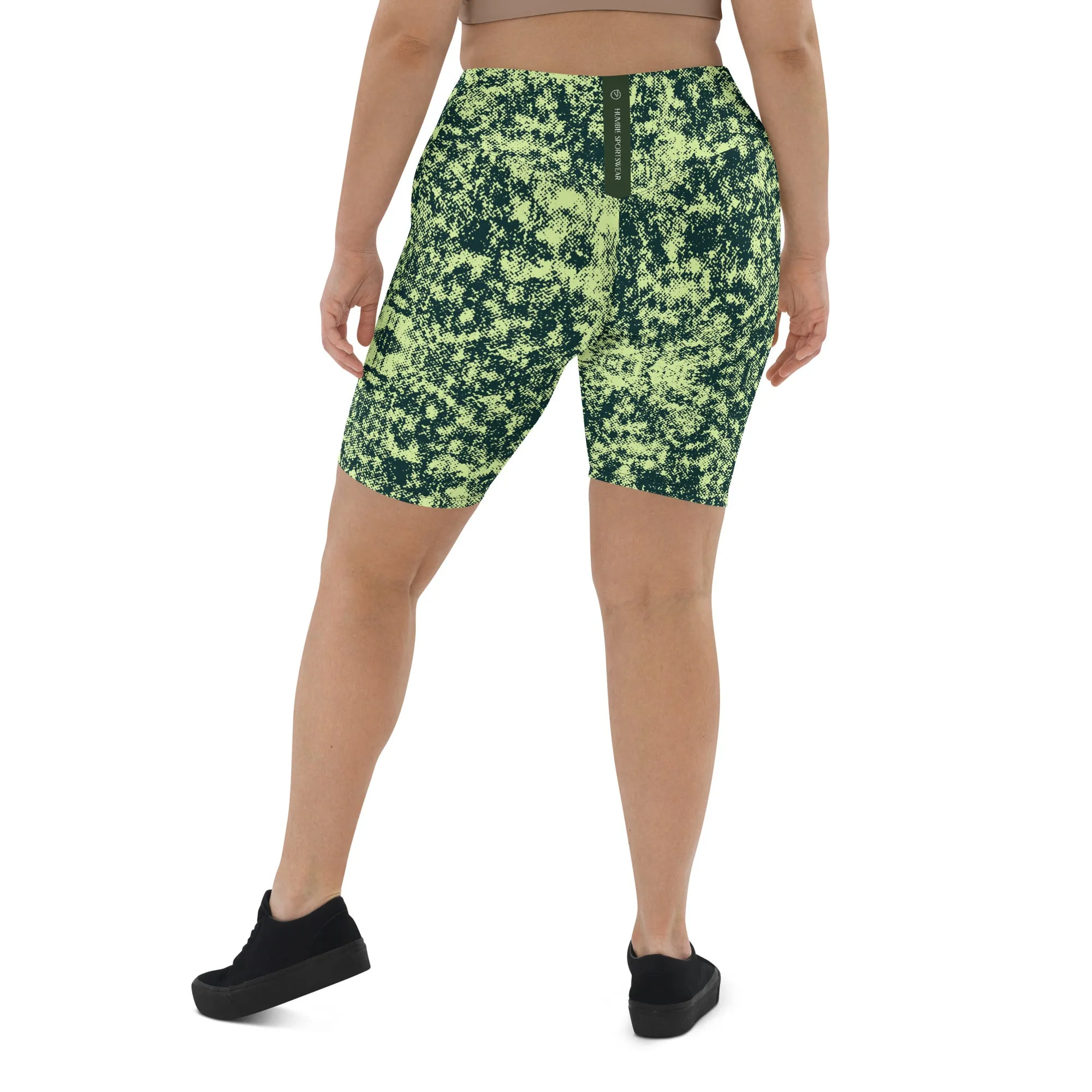 Humble Sportswear™ Ivy Green High Waist Shorts