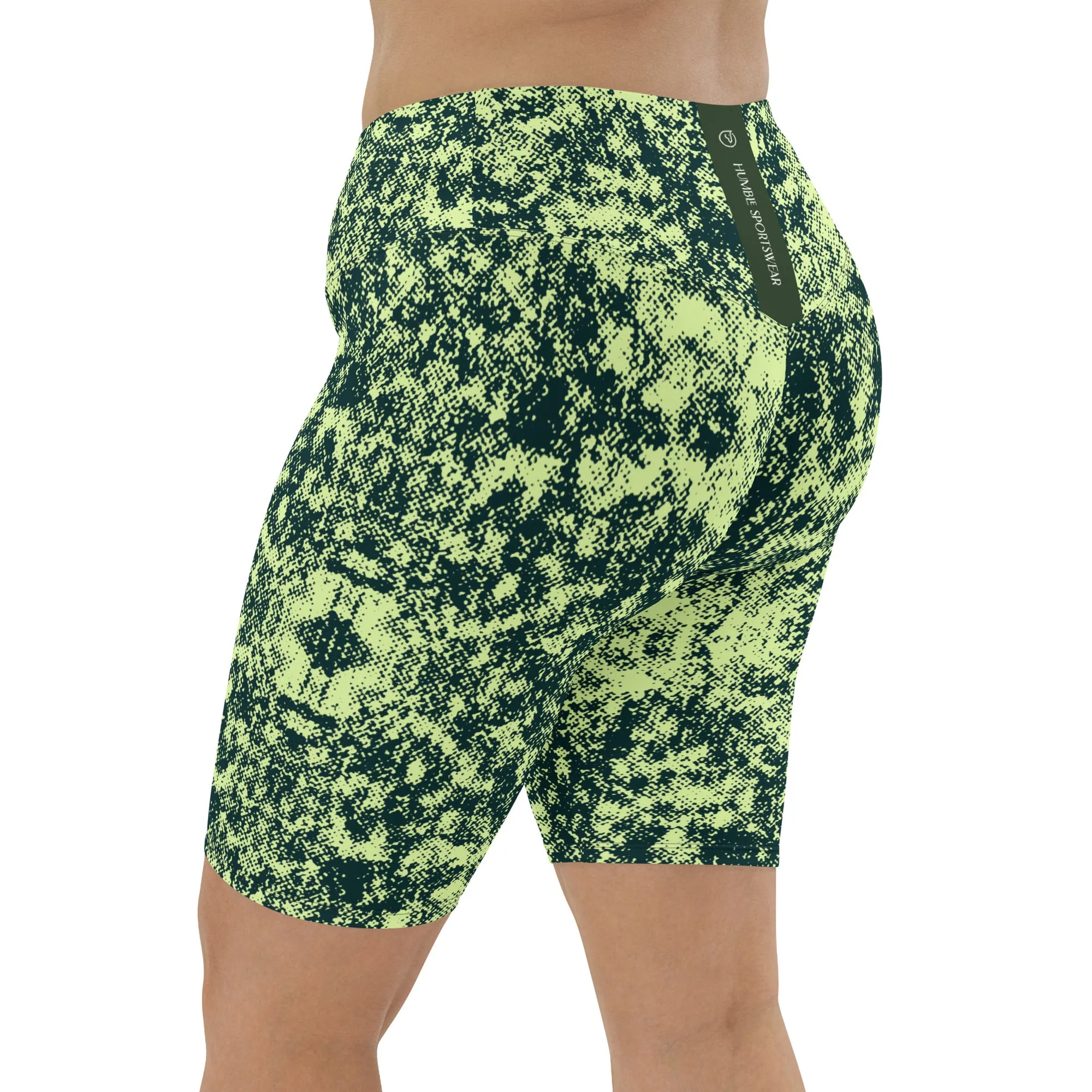 Humble Sportswear™ Ivy Green High Waist Shorts