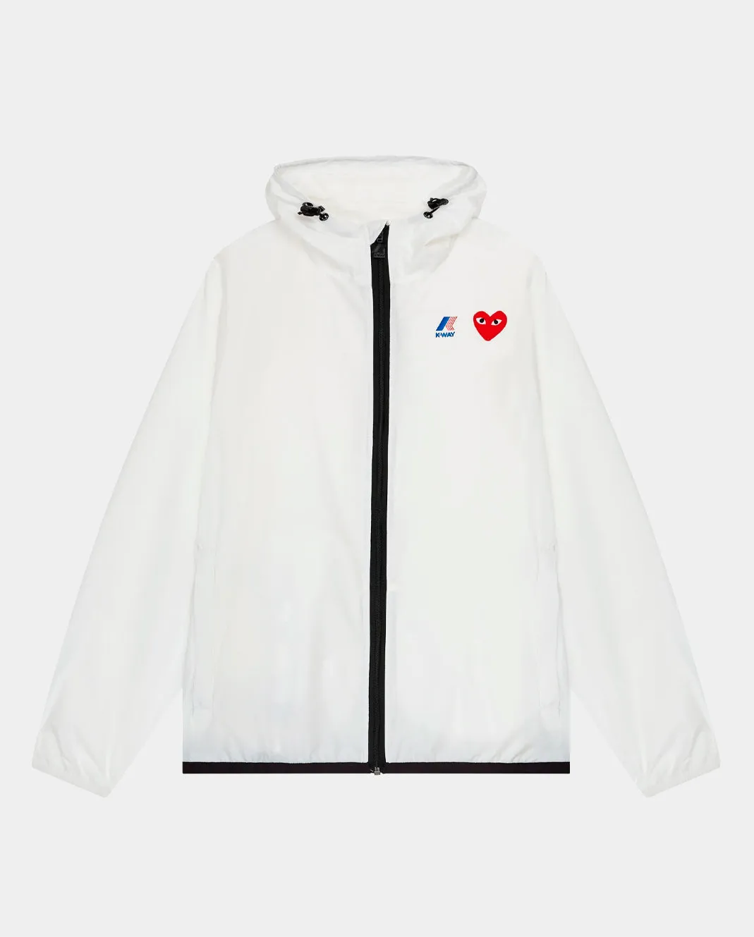 J501 K-WAY HOODIE / WHITE