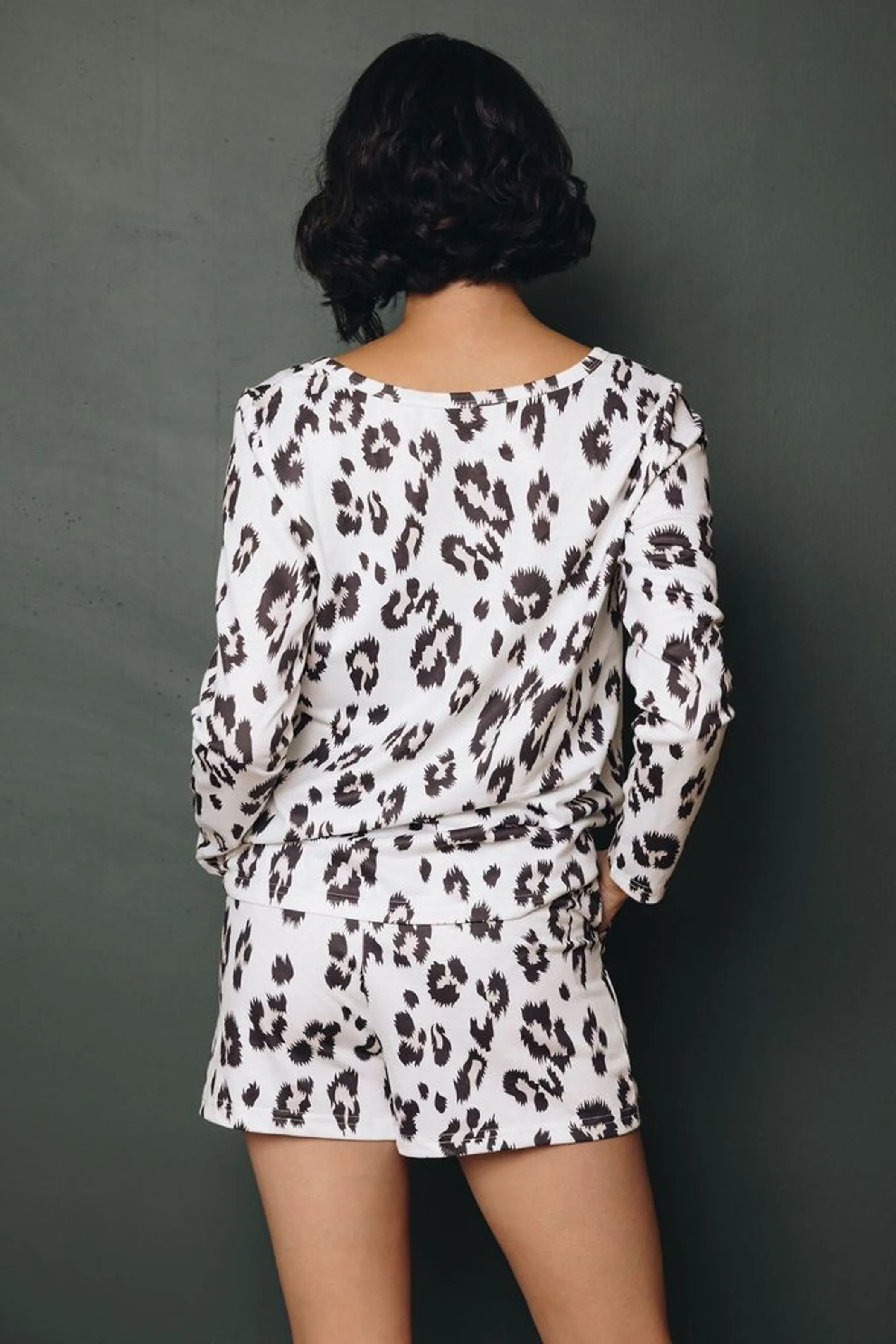 Jasmine Leopard Loungwear Set