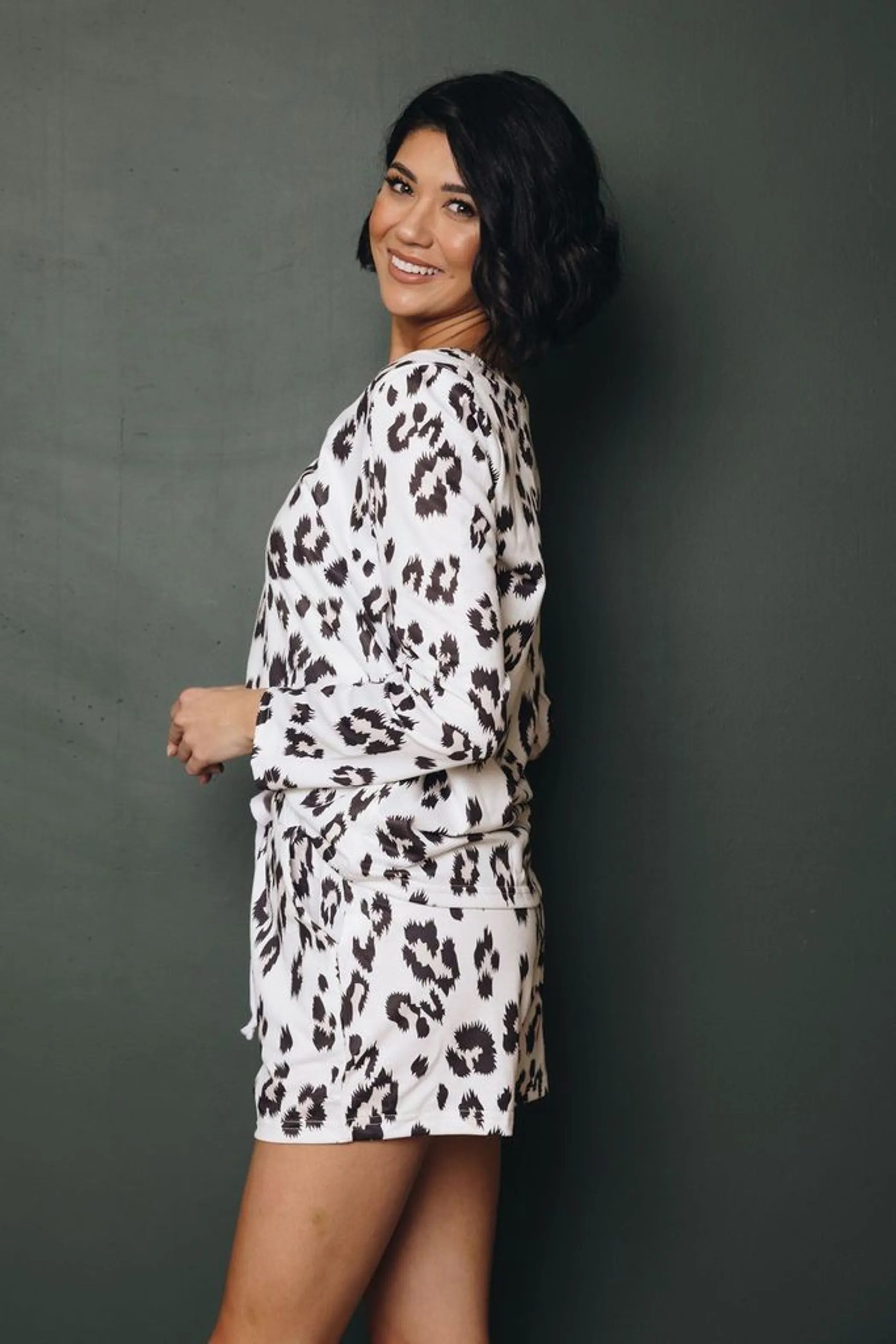 Jasmine Leopard Loungwear Set