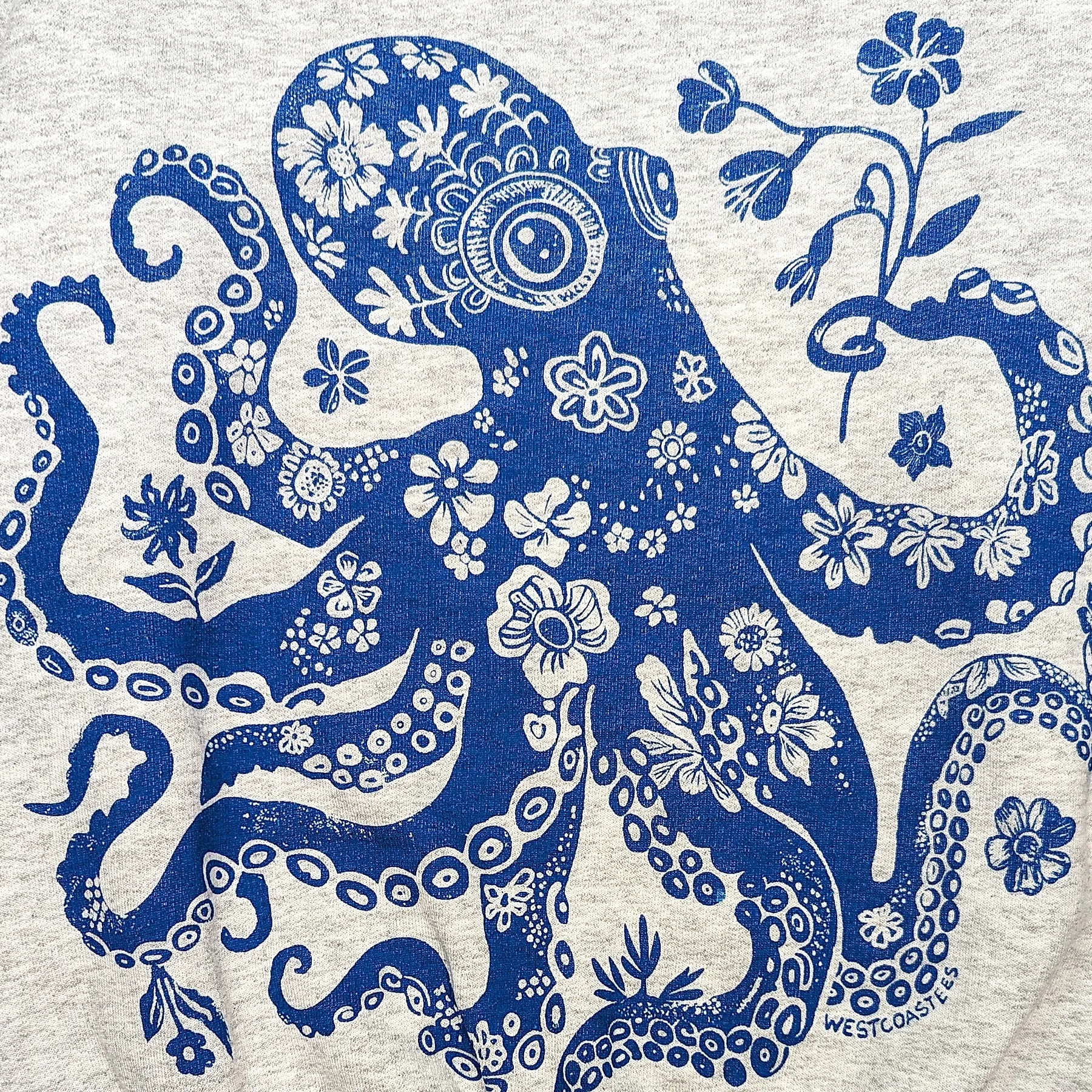 Kids Summer Octopus crewneck sweater