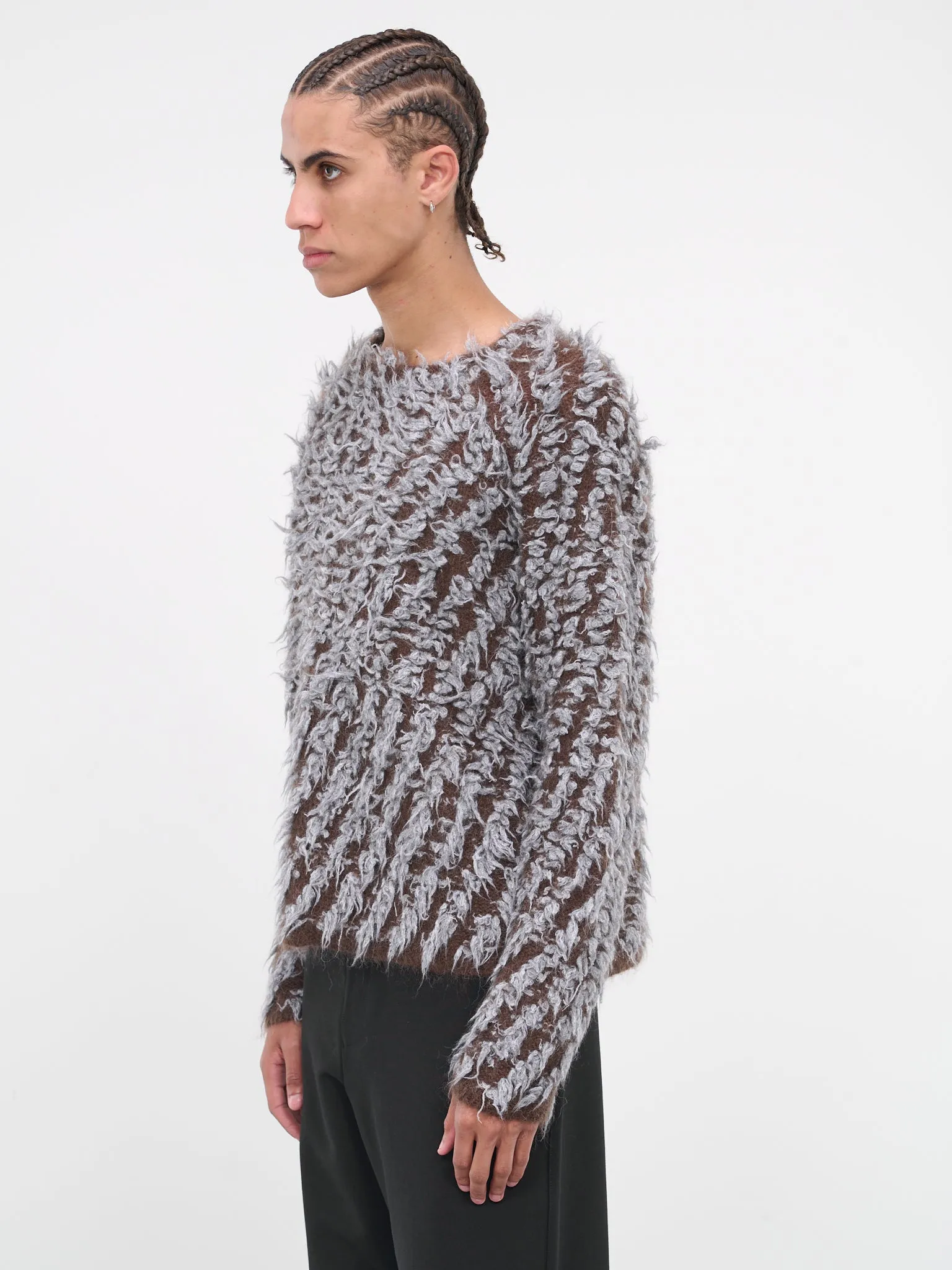 Knit Sweater (A12372-0CNAR-96P-SMOKY-GREY)