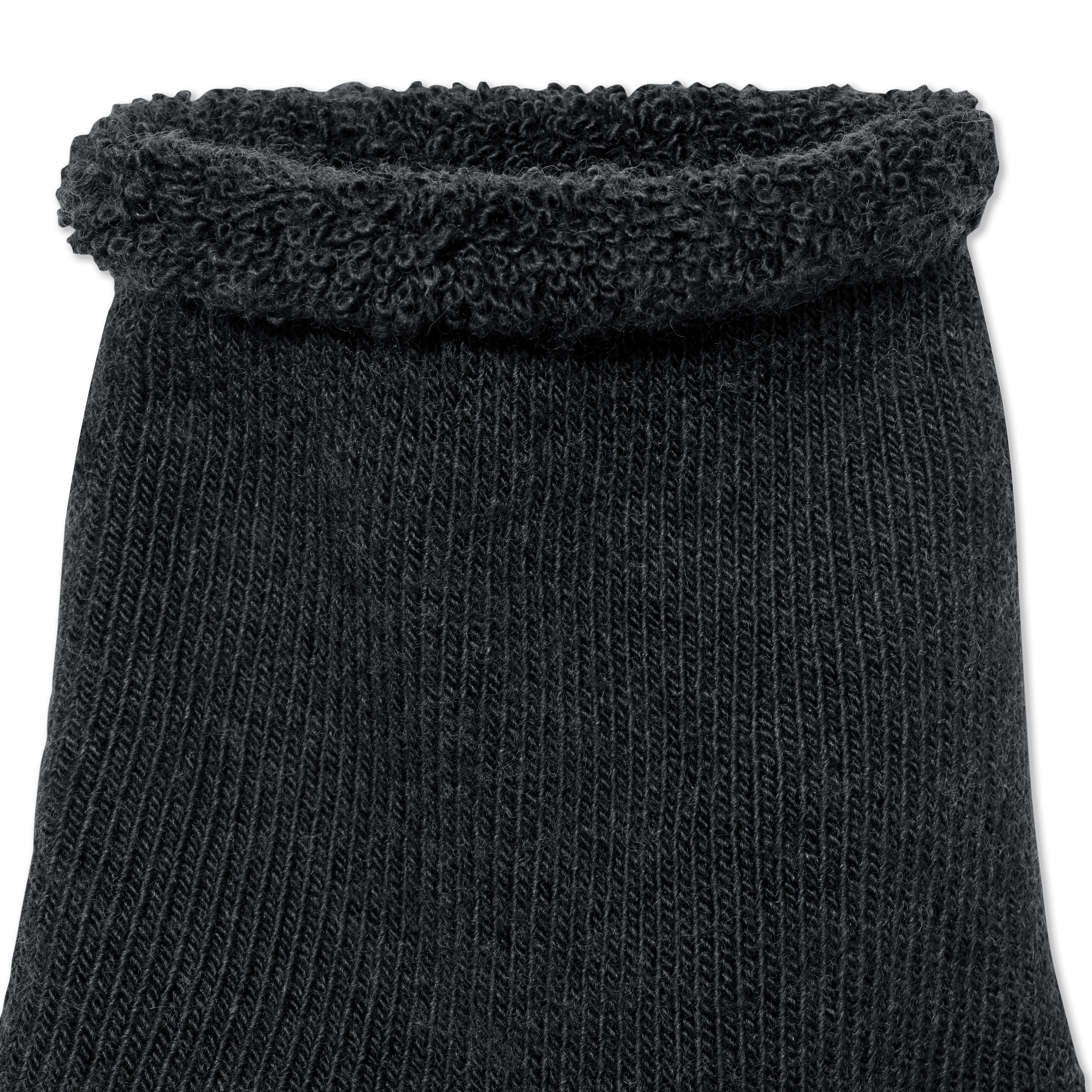 Men's Merino Wool Blend Roll-Top Gripper House Socks