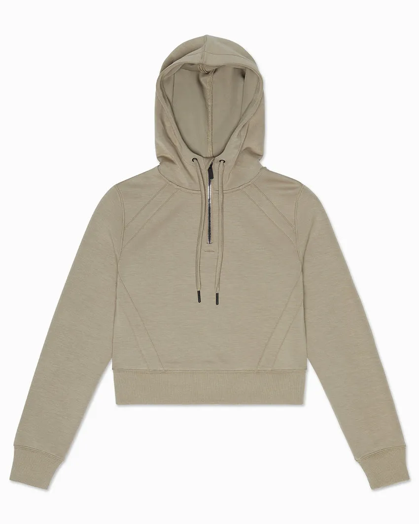 Opal Fleece Quarter-Zip Hoodie