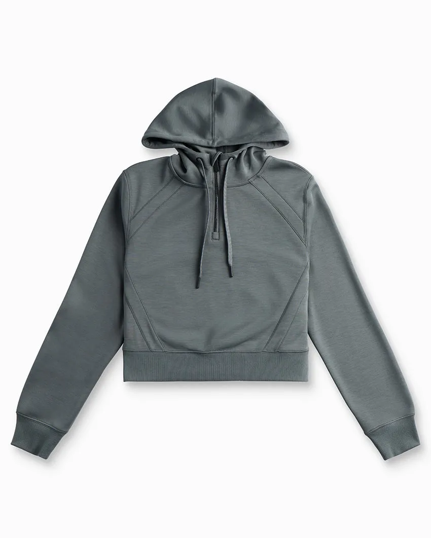 Opal Fleece Quarter-Zip Hoodie