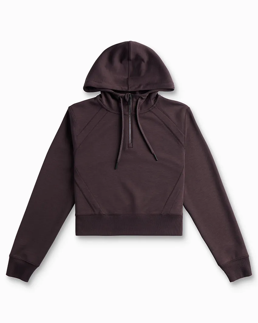 Opal Fleece Quarter-Zip Hoodie