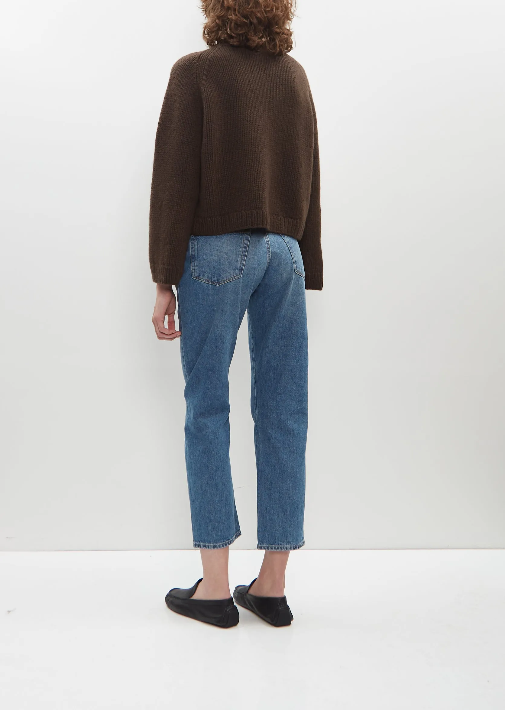 Pepper Cashmere Sweater — Chocolate