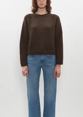 Pepper Cashmere Sweater — Chocolate