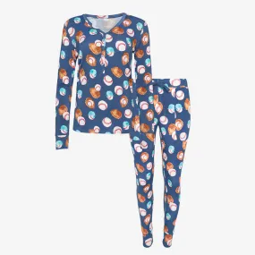 Posh Peanut Homer Women's L/S Pajama Set