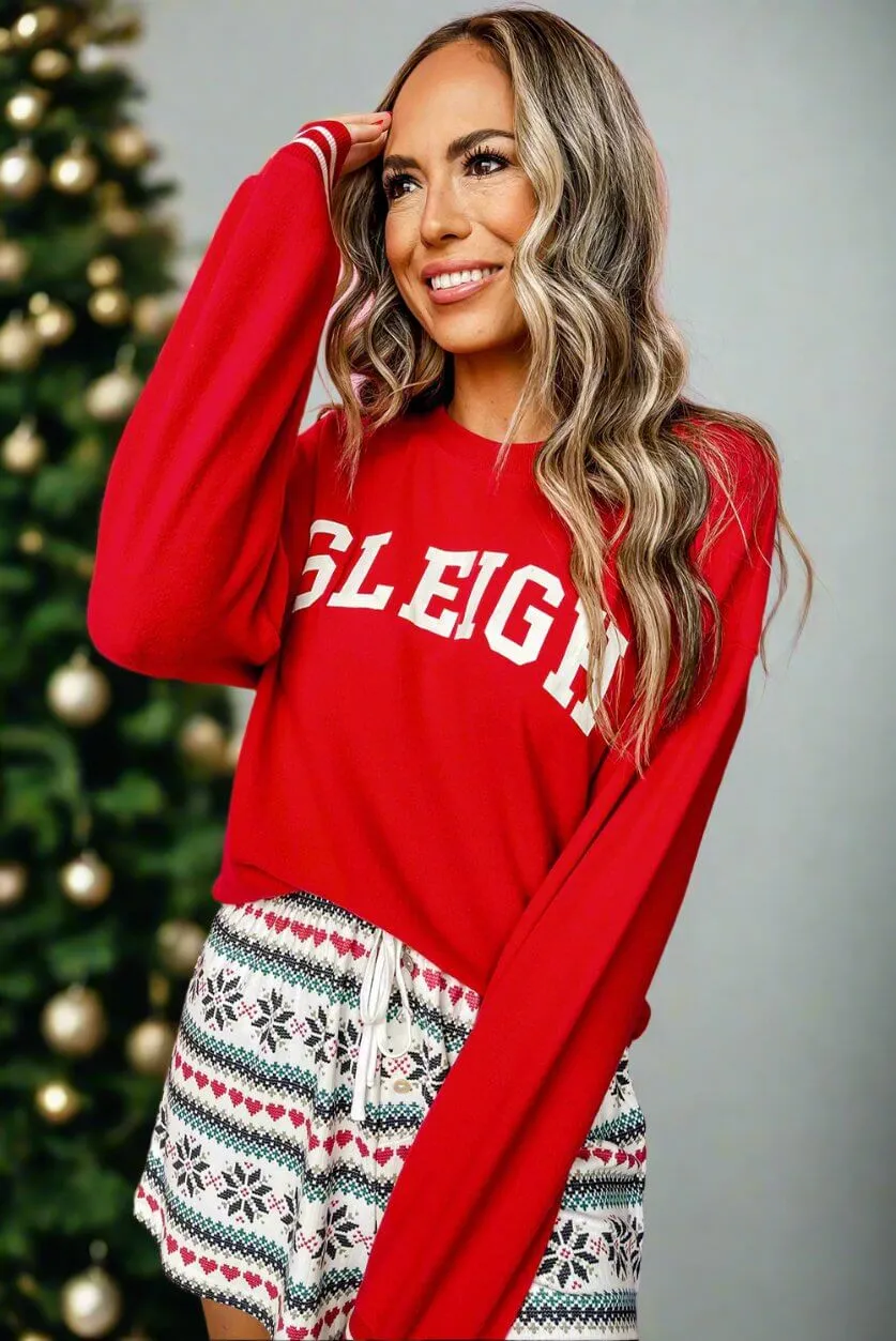 SLEIGH GIRL SLEIGH PJ Set by Vivian-Lu