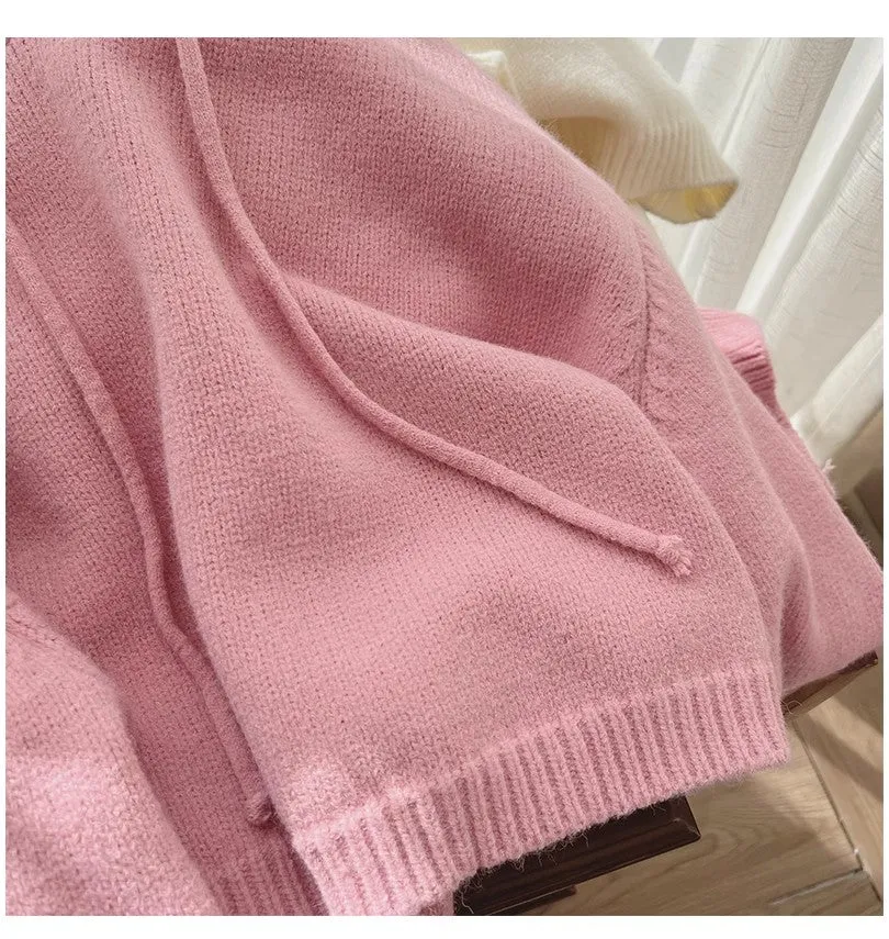 Solid color sweater for women long-sleeved sweater    S4861