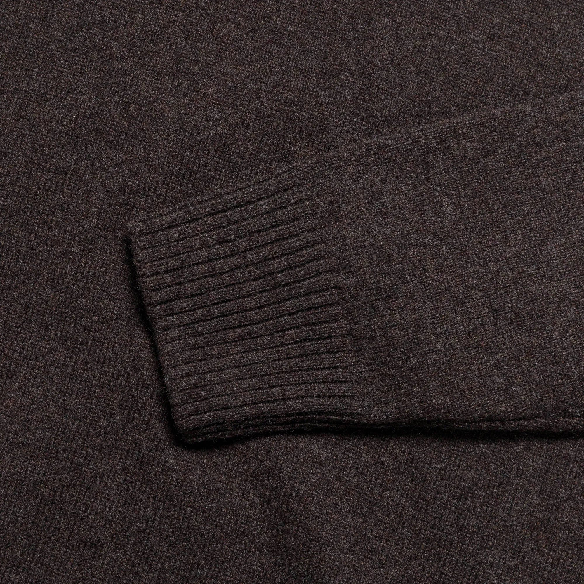 Standard Merino Lambswool Sweater - Heathland Brown