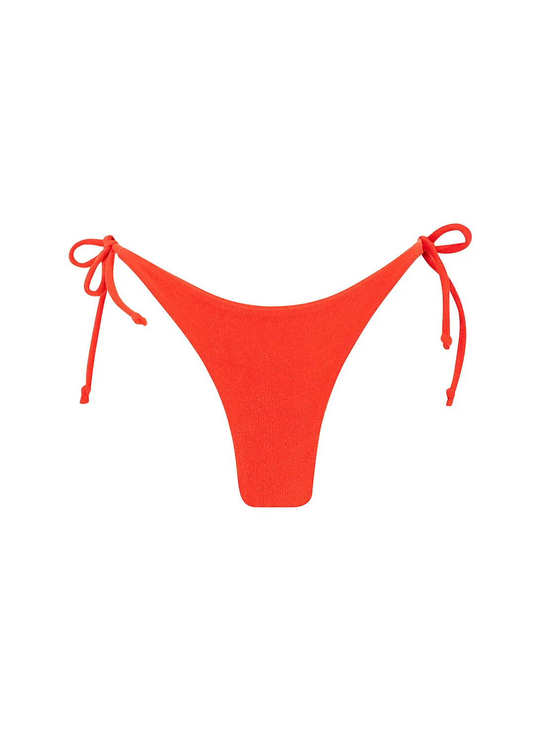 sustainable swimwear bottoms nala red orange