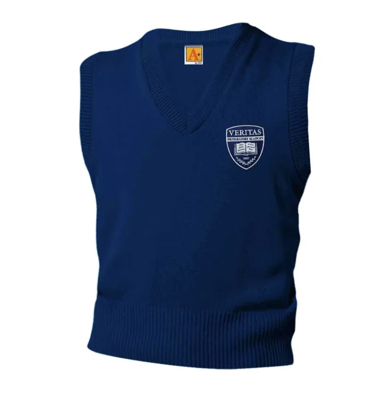 Veritas Prep Unisex V Neck Pullover Vest