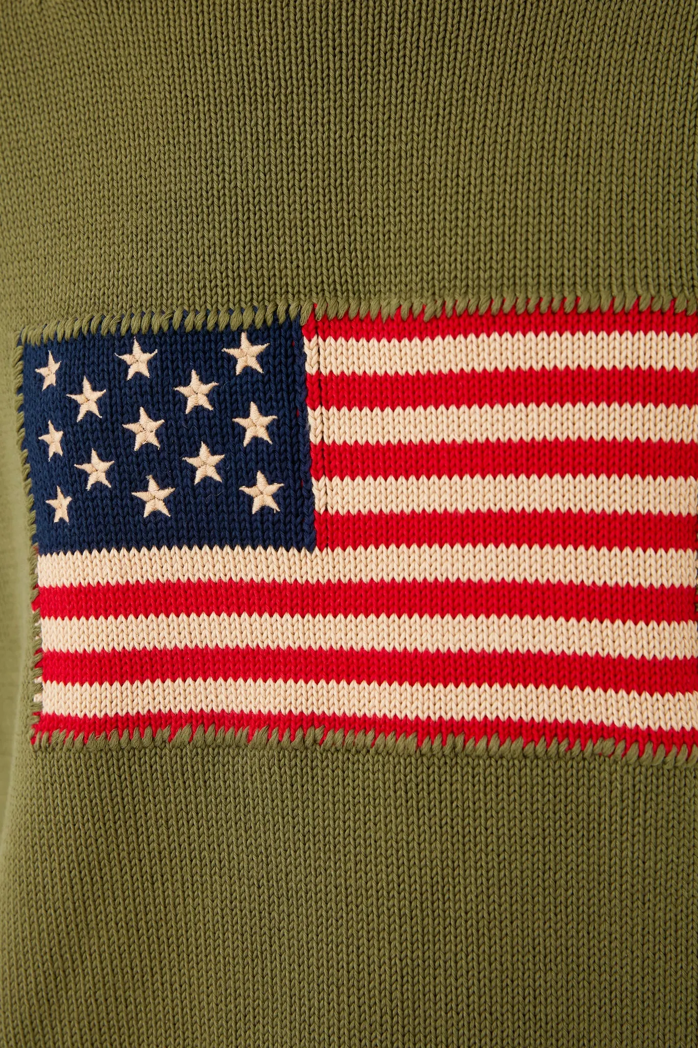 Vintage Green Americana Sweater