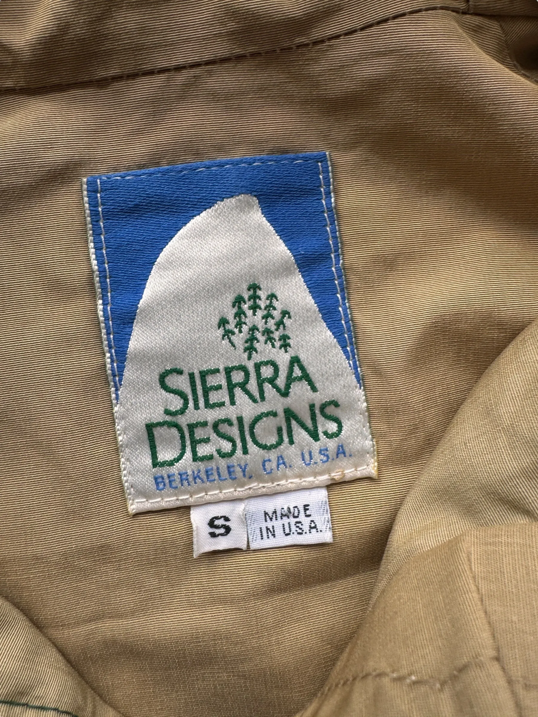 Vintage Sierra Designs Green Rain Parka SZ S