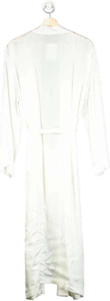 Zara Ltd.Edition Ivory Silky Robe UK M-L